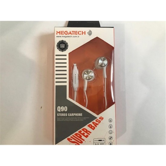 Megatech QG-90 Beyaz Mikrofonlu Kulaklık Mıknatıslı