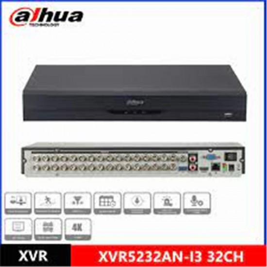 Dahua XVR5232AN-5M-I3 2 MP H265+ 32 Kanal 5in1 DVR Kayıt Cihazı