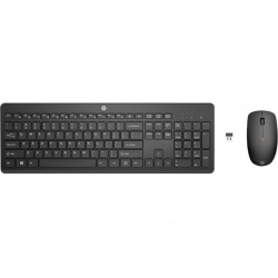 HP 235 1Y4D0AA Siyah Kablosuz Klavye Mouse Seti 2,4 GHz 1600 DPI (2 x AAA (keyboard); 1 x AA Mouse)