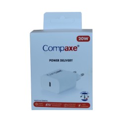 Compaxe CTA-200C PD USB-C 3.0 20W Ev Şarj Kafa