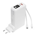 S-link G225 20000mAh Lightning+Type-C Kablolu Powerbank Beyaz 5W Prizli Taşınabilir Pil Şarj Cihazı S-link G225 20000mAh Lightning+Type-C Kablolu Powerbank Beyaz 5W Prizli Taşınabilir Pil Şarj Cihazı