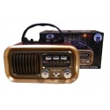 Everton Rt-877 Güneş Enerji Panelli Bluetooth Fm-Usb-Tf-Aux Şarjlı Nostaljik Radyo