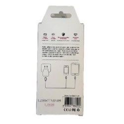 Elba Elb27-IOS 1Mt  iPhone Lightning 3A Hızlı Şarj Hasırlı Şarj Kablosu Beyaz