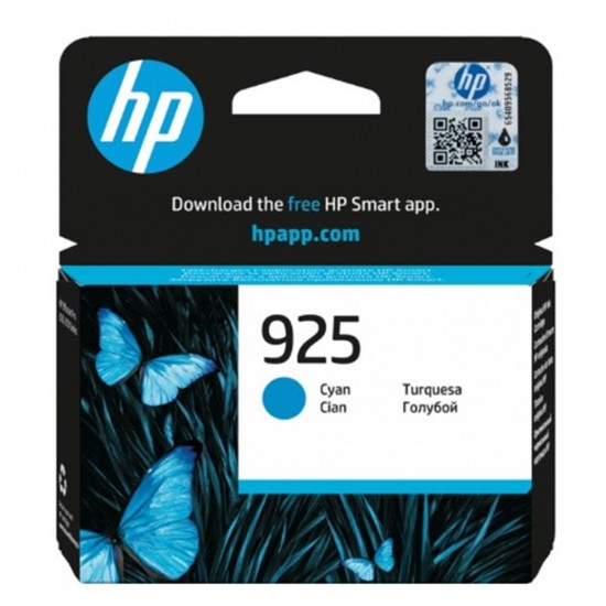 HP 925 Cyan Mavi Kartuş 4K0V6PE HP 925 Cyan Mavi Kartuş 4K0V6PE