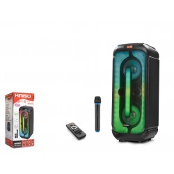 KIMISO QS4239 Pro 3000W Bluetooth Speaker Uzaktan Kumandalı Mikrofonlu 2x8" 310x310x738MM Usb-TfCard