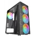 Everest CREST V1 Mesh Temperli Camlı 4x12cm Auto RGB Fan ATX Mid-T Gaming Oyuncu Kasası
