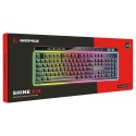 Rampage SHINE K14 Siyah USB RGB Backlight Membrane Gaming Oyuncu Klavye