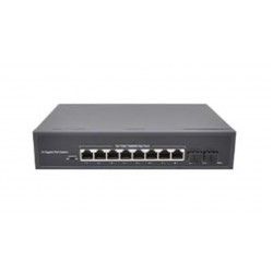 Nova NVC-PSEG0822 8 Port Poe+ 10-100-1000 Mbps 2 Port 10-100-1000 Mbps Uplink 2 Port SFP Switch 120W