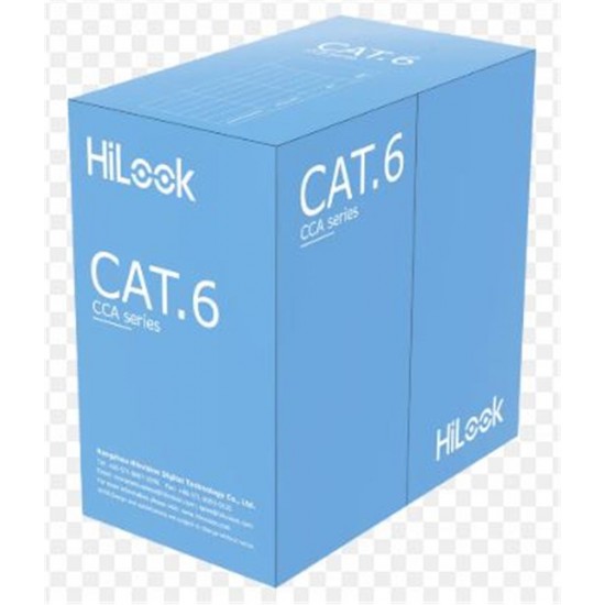 Hilook NC-1LN6UU-CCA-M CAT6 U-UTP 23 AWG 305 Mt  Ağ Kablosu, CCA, 0,57 mm