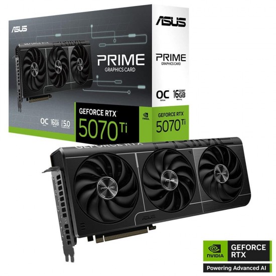 Asus Prime GeForce RTX5070Ti OC 16GB GDDR7 256 Bit DLSS 4 PRIME-RTX5070TI-O16G Ekran Kartı