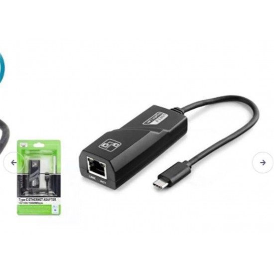 Hadron HDX-5273 Type-C 3.0 Ethernet Çevirici Adaptör 10-100-1000 MBPS