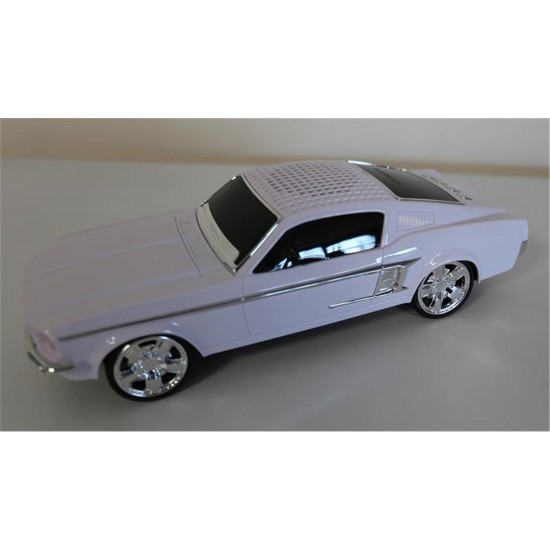 EVERTON RT-1951 Beyaz Arabalı  Bluetooth Fm-Usb-Tf-Aux Şarjlı Nostaljik Radyo