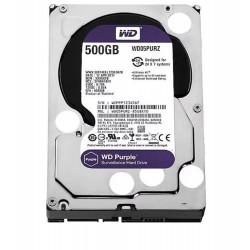 Wd 500Gb Purple WD05PURZ 3.5" 5400 RPM SATA 3 Harddisk