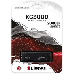 Kingston 2TB KC3000 7000MB-7000MB-S PCIe 4.0 NVMe M.2 SSD Disk SKC3000D-2048G