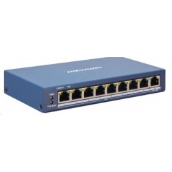 HikvisionDS-3E1310P-EI-M 8×10-100 Mbps PoE Portu, 2×Gigabit RJ45 Portu 60W Switch