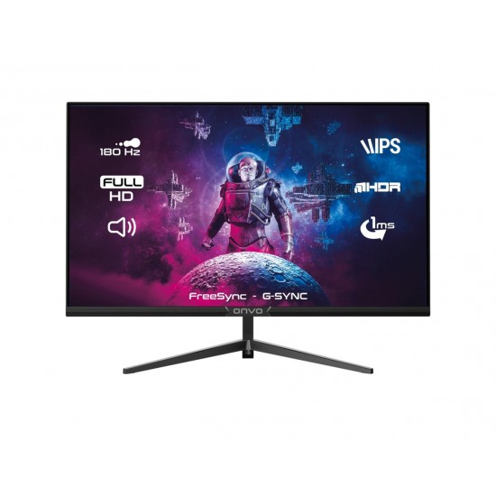 Onvo 27" OV27MNT202G Fast IPS 180 Hz 1ms Fhd Freesync - Multimedya G Sync Oyuncu Monitörü