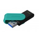 Kingston DTXS-128GB 128GB Portable USB 3.2 Gen1 DataTraveler ExodiaS (Black-Turquoise) Flash Bellek