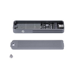 Vcom CU855SN-F USB 3.2 Gen 2 Type-C M.2 NVMe Parmak İzli SSD HDD Kutusu
