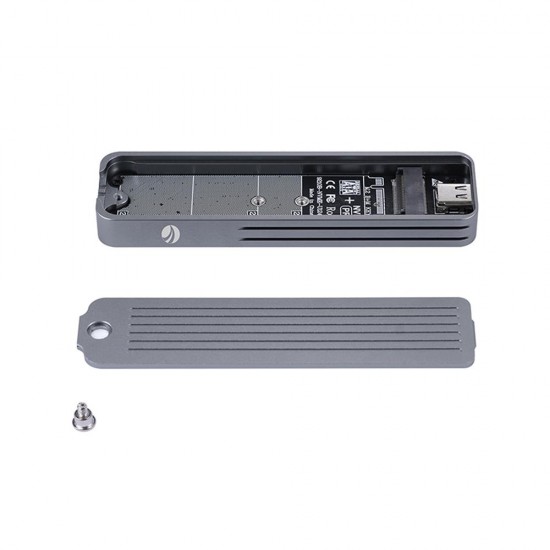 Vcom CU855SN-F USB 3.2 Gen 2 Type-C M.2 NVMe Parmak İzli SSD HDD Kutusu