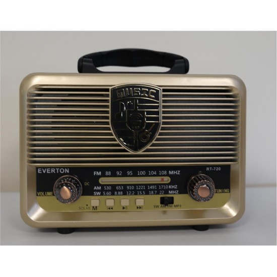 Everton RT-720 Bluetooth-USB-SD-FM Nostaljik Radyo