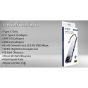 Inca ITPC-7T Type-C Giriş 2XType-C Çoklayıcı RJ-45 HDMI 4K@30 USB 3.0 Çoklayıcı Micro SD Kart Inca ITPC-7T Type-C Giriş 2XType-C Çoklayıcı RJ-45 HDMI 4K@30 USB 3.0 Çoklayıcı Micro SD Kart
