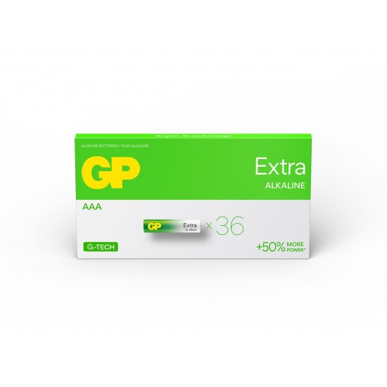 Gp R03 AAA Boy Extra Alkalin İnce Kalem Pil 36 lı Paket GP24AXETA21-2ECECBF36