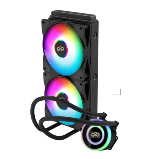 AZTECH LIQUID COOLING AZ240 - 1B AM5 - 1700P 240mm ARGB Fan Siyah Sıvı Soğutucu