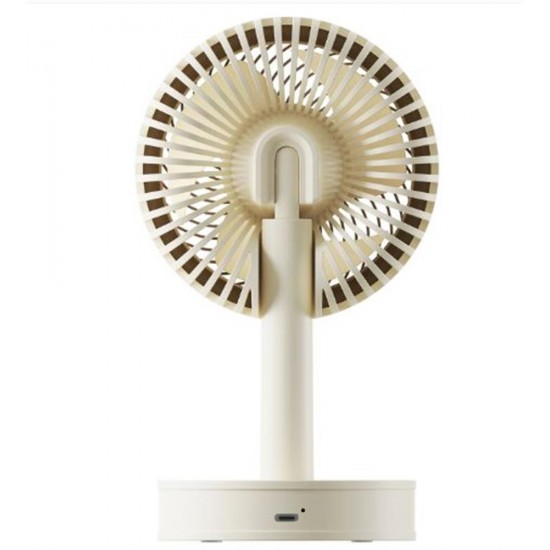 Everest EFN14 Krem 1200mAh 3 Hız Kademeli Masaüstü USB Fan