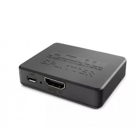 Hadron Hdx1371 2Port Splitter 4K-20 With Usb Power Cable