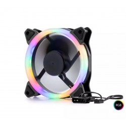 Hadron Hdx1522 Kasa Fanı Performans 4Pin Rgb 12Cm Siyah