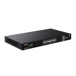 Tenda TEG2220P-16-250W 16 Port 10-100-1000 POE +2 SFP Switch Cloud Yönetilebilir Çelik Kasa Switch
