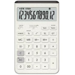 Casio JT-200T-WE 12 Hane Beyaz Masa Üstü Hesap Makinesi