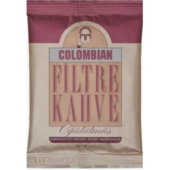Mehmet Efendi 80gr Colombıan Filtre  (Öğütülmüş)