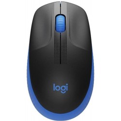 Logitech 910-005909 M191 Mavi Büyük Boy Kablosuz Mouse Optik 1000 Dpı Buton