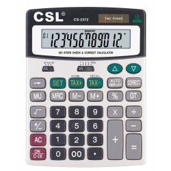 CSL CS-2372 12 Hane Masa Tipi İşlem Kontrollü Hesap Makinesi