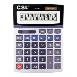 CSL CS-2385 12 Hane Masa Tipi Oynar Başlıklı Hesap Makinesi