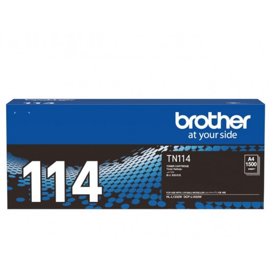 Brother TN-114 1.500 Sayfa Black Siyah Toner HL-L1232W DCP-L1632W