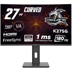 Dexim 27" DMT007 Fhd 180hz 1ms Hdmı+dp K27SG Freesync Adaptive Sync Curved Va Gaming Pivot Monitör