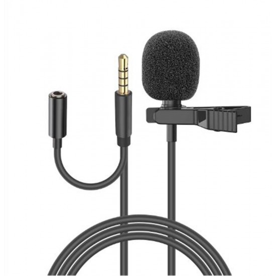 Snopy SN-MTK25 Siyah Tik-Tok Akıllı Telefon ve Youtuber Kulaklık Çıkışlı Yaka Mikrofonu