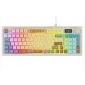 Everest KB-79 SILENT PRO Gri-Gri Mavi-Kahve SESSİZ RGB Q Membrane Oyuncu Klavyesi