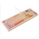 Everest KB-79 SILENT PRO Bej-Pembe-Turuncu SESSİZ RGB Q Membrane Oyuncu Klavyesi