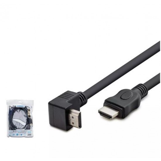 Hadron Hdx2016 Hdmi Kablo Pvc L Tip 1.5M Siyah