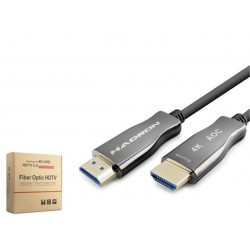 Hadron Hdx2060 Fiber Hdmi Kablo 4K 60Hz 60M Siyah