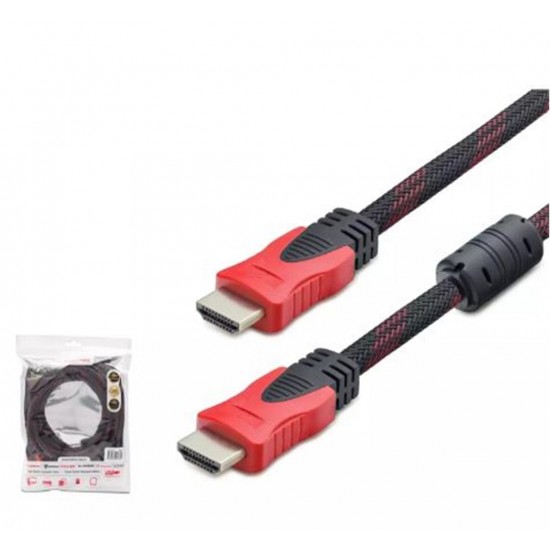 Hadron Hdx2011 20M   Hdmi Kablo Örgülü Siyah