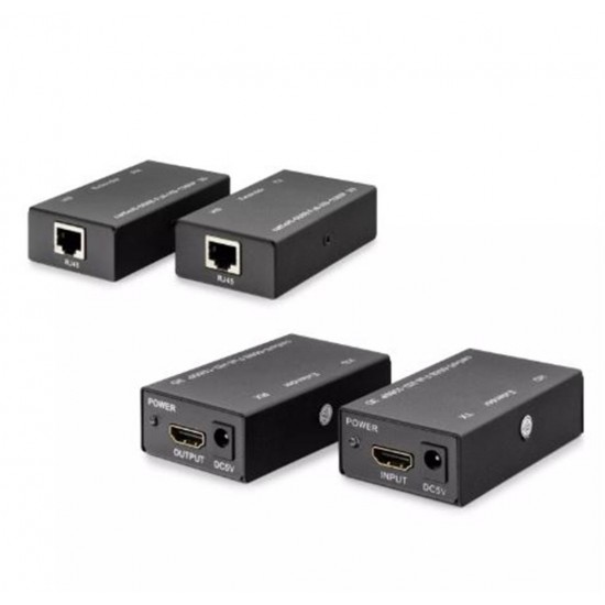 Hadron Hdx1342  60M  Hdmi Extender 1080p ekran 1,65 Gbps Siyah