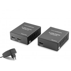 Hadron Hdx1368 120M Hdmi Extender Loop Out 4K  Siyah