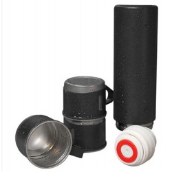 Hytech HY-TM11 Mat Siyah 500ML Iç 304 Dış 201 3’lü Paslanmaz Çelik Termos Kupa-Bardak Seti