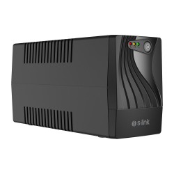 S-link MIGHT U80 800VA UPS 12V9Ah-1 480W Siyah Line-Interactive Kesintisiz UPS Güç Kaynağı