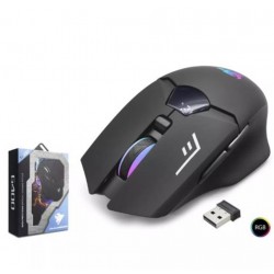Hadron G400 Bluetooth Oyuncu Mouse Type-C Port Şarjlı + Led Ekran Rgb 1600Dpi Sessiz Siyah