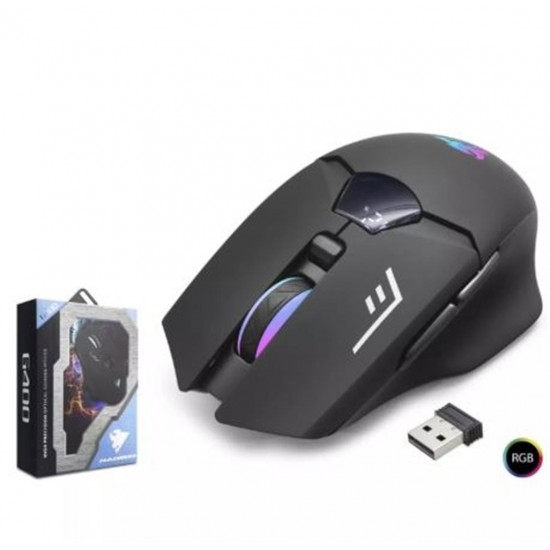 Hadron G400 Bluetooth Oyuncu Mouse Type-C Port Şarjlı + Led Ekran Rgb 1600Dpi Sessiz Siyah